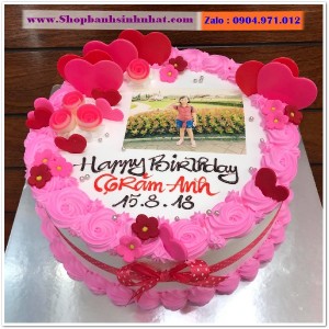 Bánh Sinh Nhật In Hình Ảnh - H323